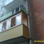 Отделка балкона в кирпичном доме в Нижнем Новгороде