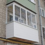 Балкон с алюминиевым остеклением в Нижнем Новгороде