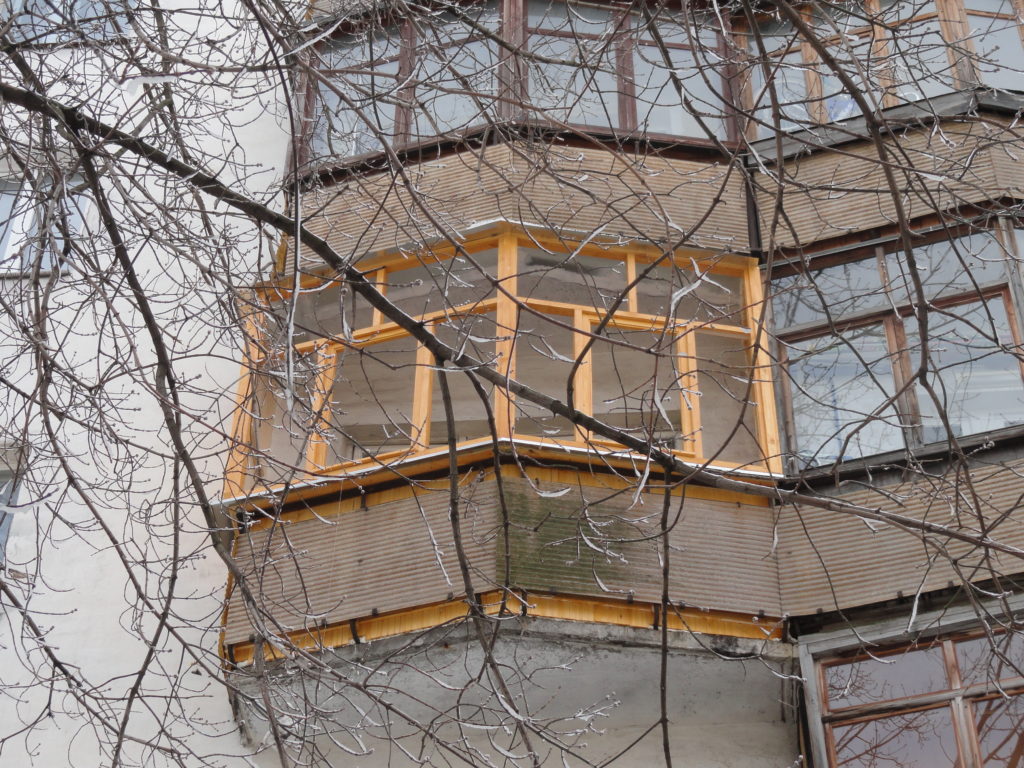 Балкон около площади Ленина в Нижнем Новгороде